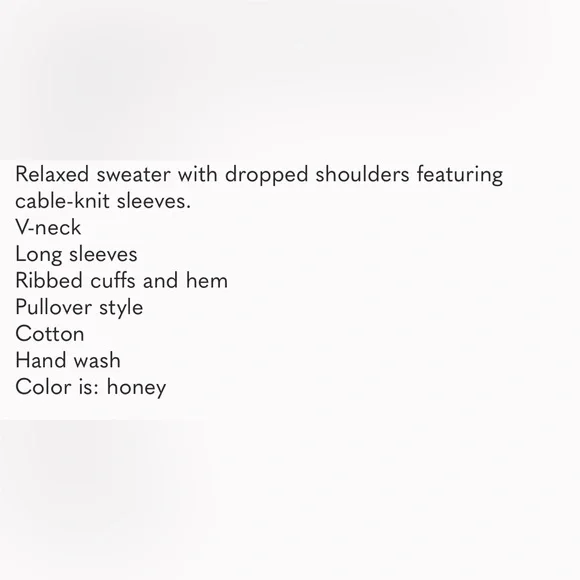 Free People When It Rains V-Neck Sweater - SIZE MEDIUM - Picture 16 of 16